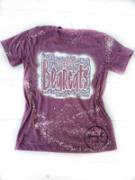 Sherman Bearcats faux glitter leopard bleached