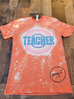 Teacher retro bleached
