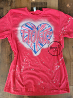 Lions tie dye heart