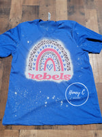 Rebels leopard rainbow bleached