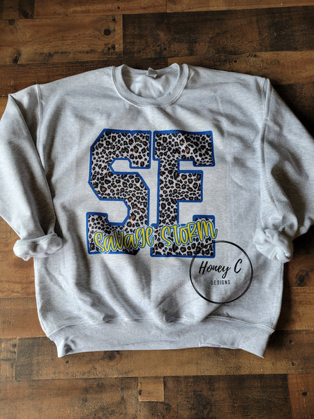 SE savage storm sweatshirt ash