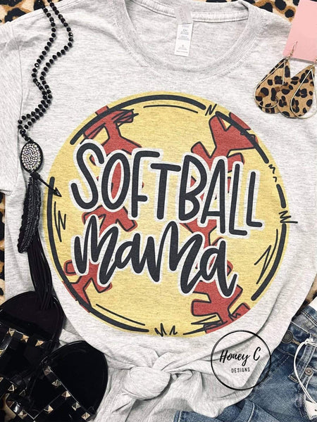 Softball Mama (ash)