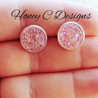 Light pink on silver